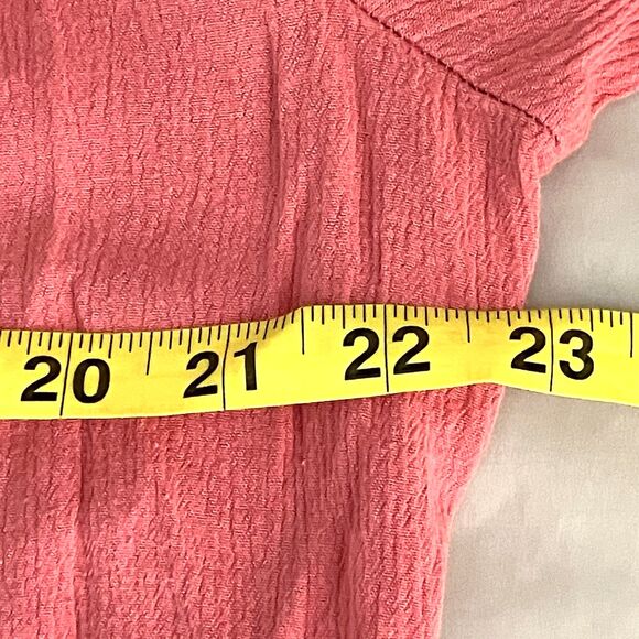 JP Richard Crochet Tunic Top Embroidered Pink Gauze Flowy XL Peasant Cottage Y2K - Picture 7 of 16